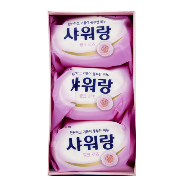 [BTM] 무궁화 샤워랑비누(핑크로즈)3입