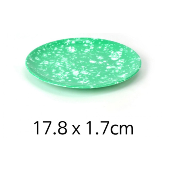 PB 멜라민 그릇 원형접시 17.8x1.7cm 1p