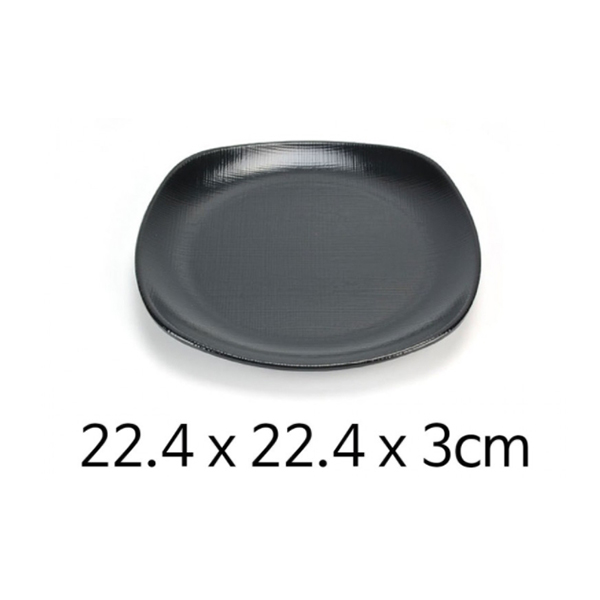 PB 멜라민 접시 그릇 22.4x22.4x3cm 1p